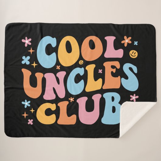 Cool Uncles Club III Sherpa Deken (Voorkant (horizontaal))