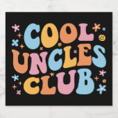 Cool Uncles Club III Sparkling Wijnetiket (Enkel label)