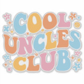 Cool Uncles Club III Sticker (Voorkant)
