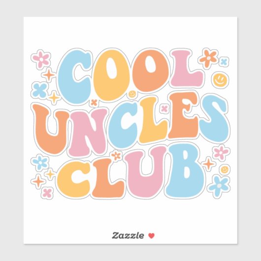 Cool Uncles Club III Sticker (Vel)