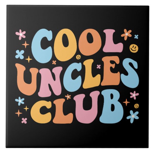 Cool Uncles Club III Tegeltje (Voorkant)