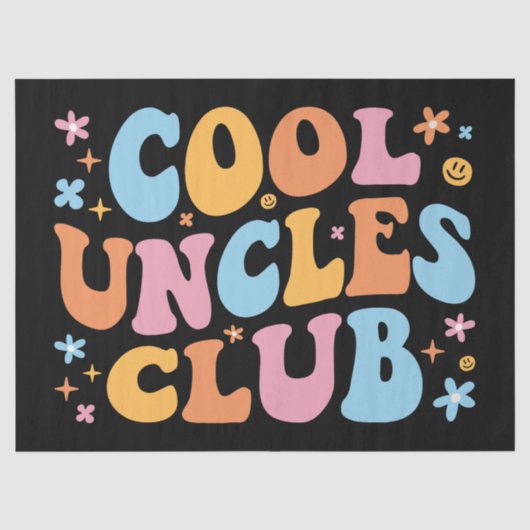 Cool Uncles Club III Tissuepapier (Voorkant)