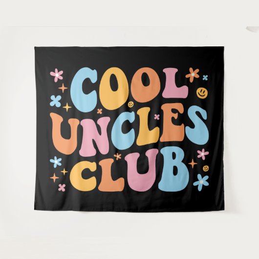 Cool Uncles Club III Wandkleed (Voorkant (horizontaal))