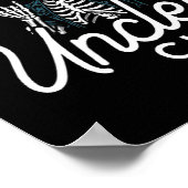 Cool Uncles Club Shirt Funny Skeleton Men Uncle  Poster (Hoek)