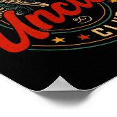 Cool Uncles Club Shirt Funny Skeleton Uncle Men Fa Poster (Hoek)