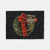 Cool Uncles Club Shirt Retro Funny Skeleton New Un Fleece Deken (Voorkant (Horizontaal))