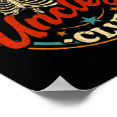 Cool Uncles Club Shirt Uncle Skeleton Men Fathers  Poster (Hoek)