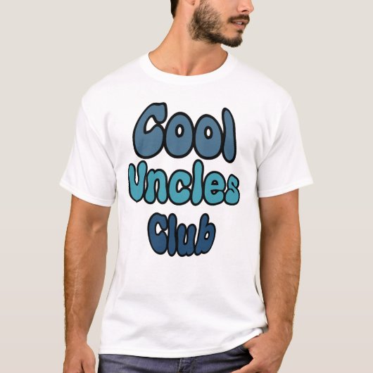 Cool Uncles Club T-Shirt - Leuk cadeau voor oom (Voorkant)