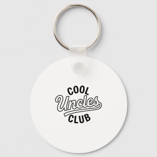 Cool Uncles Club Uncle Ever Funny Cket Fathers Day Sleutelhanger (Voorkant)