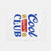 Cool Uncles Club Uncle Ever Funny Cket  Fleece Deken (Voorkant (Horizontaal))