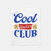 Cool Uncles Club Uncle Ever Funny Cket  Fleece Deken (Voorkant)