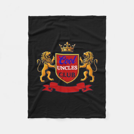 Cool Uncles Club Uncle Ever Funny Cket Funny Uncle Fleece Deken (Voorkant)