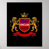 Cool Uncles Club Uncle Ever Funny Cket Funny Uncle Poster (Voorkant)