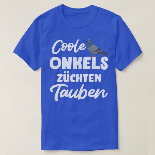Cool uncles ras duivenduivenduivenbokser t-shirt (Design voorkant)