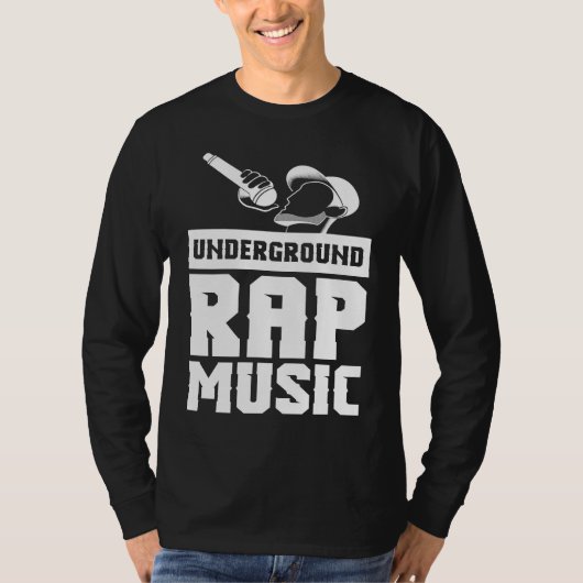 Cool Underground Rap Music Rap T-shirt (Voorkant)