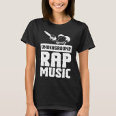 Cool Underground Rap Music Rap T-shirt (Voorkant)