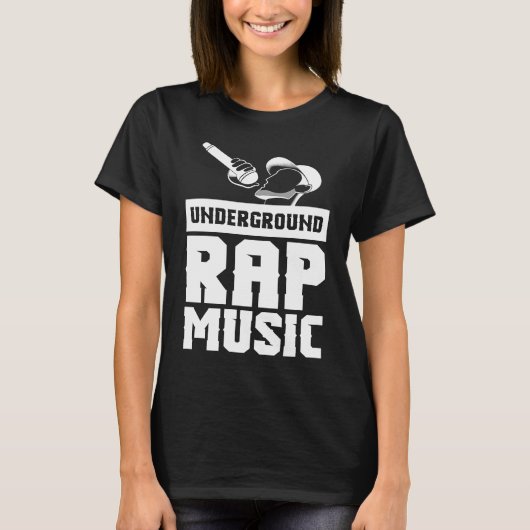 Cool Underground Rap Music Rap T-shirt (Voorkant)