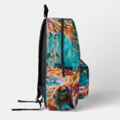 Cool Underwater Octopus Backpack Bedrukte Rugzak (Links)