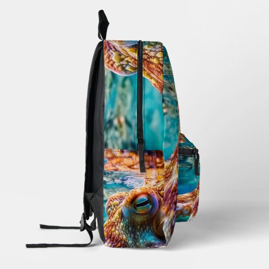 Cool Underwater Octopus Backpack Bedrukte Rugzak (Links)