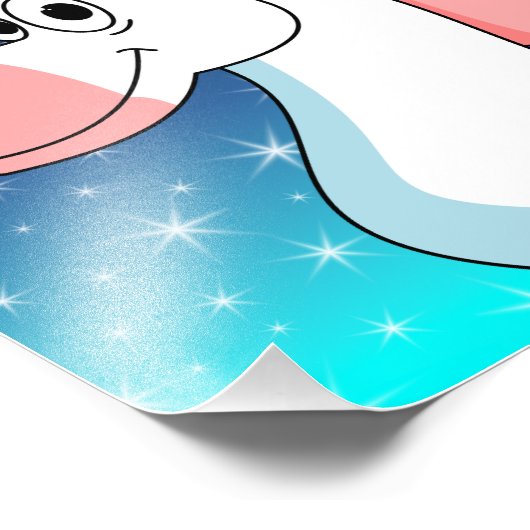 Cool Unicorn Foto Afdruk (Hoek)