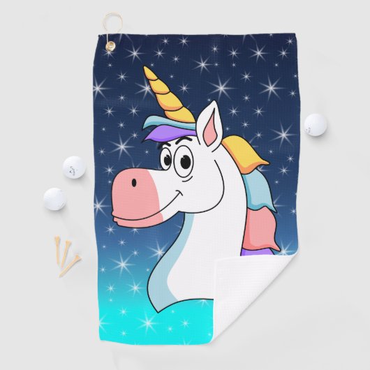 Cool Unicorn Golfhanddoek (Insitu)