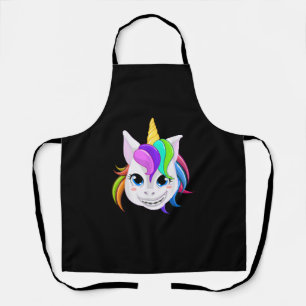 Cool unicorn met tandbekkens Funny Horn Horse S Schort