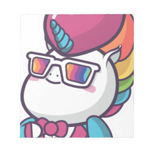 Cool unicorn notitieblok