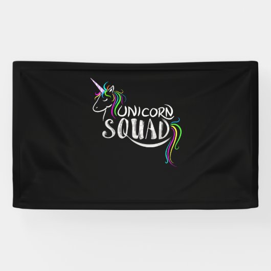 Cool Unicorn Squad _ Grappig Magisch Paardensport  Spandoek (Horizontaal)