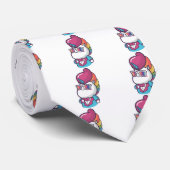 Cool unicorn stropdas (Opgerold)