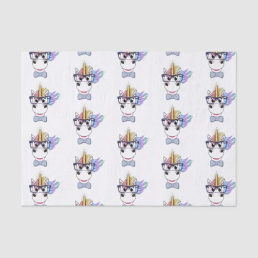 Cool Unicorn Tissue Paper Tissuepapier (Voorkant)