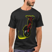 Cool Unicycle Hobby Sport T-shirt (Voorkant)