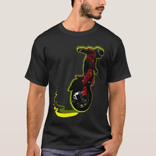 Cool Unicycle Hobby Sport T-shirt (Voorkant)