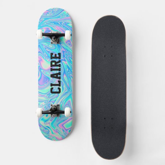 Cool Uniek Ontwerp Holografisch Persoonlijk Skateboard (Voorkant)