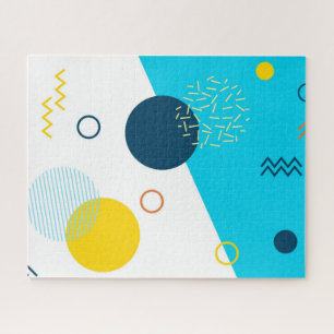 Cool, uniek, trendy, urban, Memphis illustratie Legpuzzel