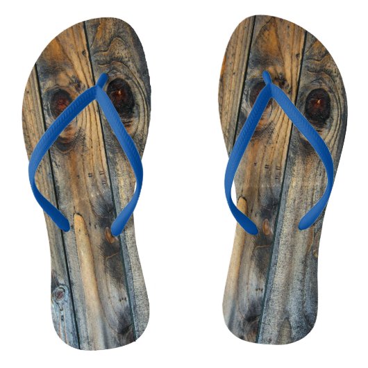 COOL Unieke Houtstructuur Teenslippers (Voetbed)
