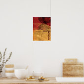Cool, unieke, moderne Barcelona-ontwerpkunst Poster (Keuken)