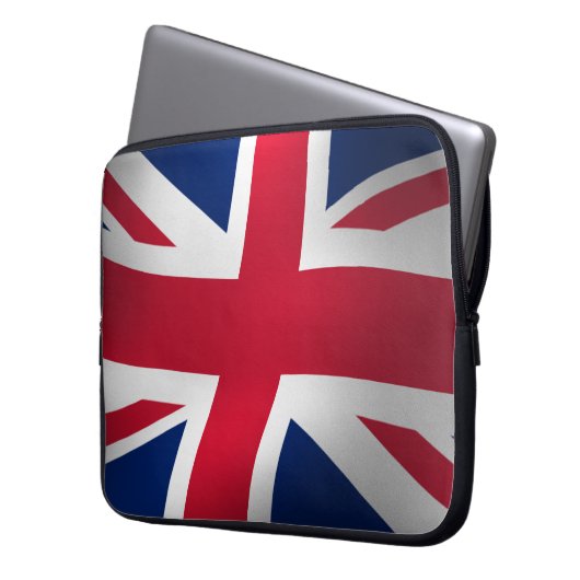 COOL UNION JACK UK FLAG LAPTOP SLEEVE (Voorkant Links)
