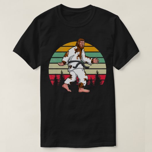 Cool Unique Bigfoot Karate Martial Arts Lover Gift T-shirt (Design voorkant)