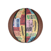 Cool  Unique Cenima tickets 50s 60s Classic Basketbal (Verticaal)