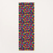 Cool Unique Colorful Tiled Pattern Yoga Mat (Voorkant)