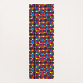 Cool Unique Colorful Tiled Pattern Yoga Mat (Achterkant)