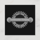 Cool Unique Construction Service Visitekaartjes (Voorkant)
