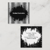 Cool Unique Construction Visitekaartjes (Voorkant / Achterkant)