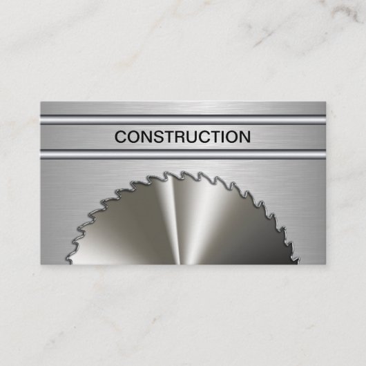 Cool Unique Construction Visitekaartjes (Voorkant)