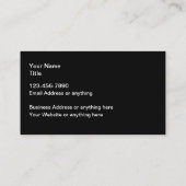 Cool Unique Construction Visitekaartjes (Achterkant)