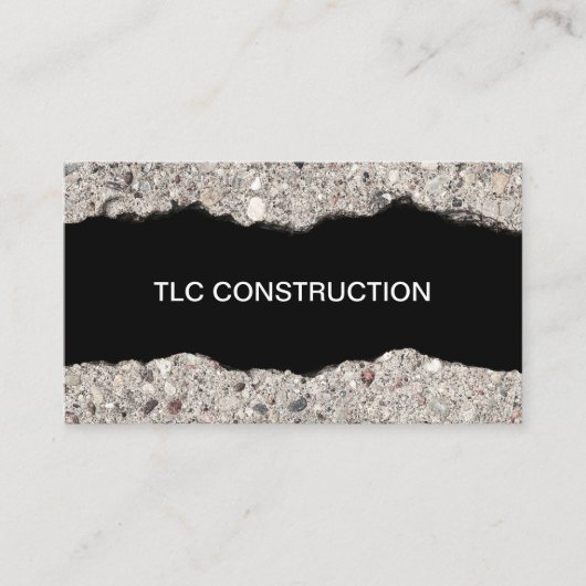 Cool Unique Construction Visitekaartjes (Voorkant)