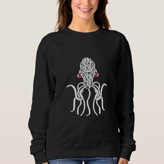 Cool Unique Jiu Jitsu Octopus White Belt Jiujitsu Trui (Voorkant)