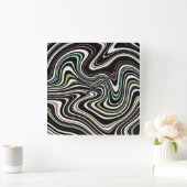 Cool Unique Pattern Vierkante Klok (Huis)