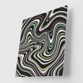 Cool Unique Pattern Vierkante Klok (Hoek)