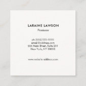 Cool Unique Third Eye Yellow Visitekaartje (Achterkant)